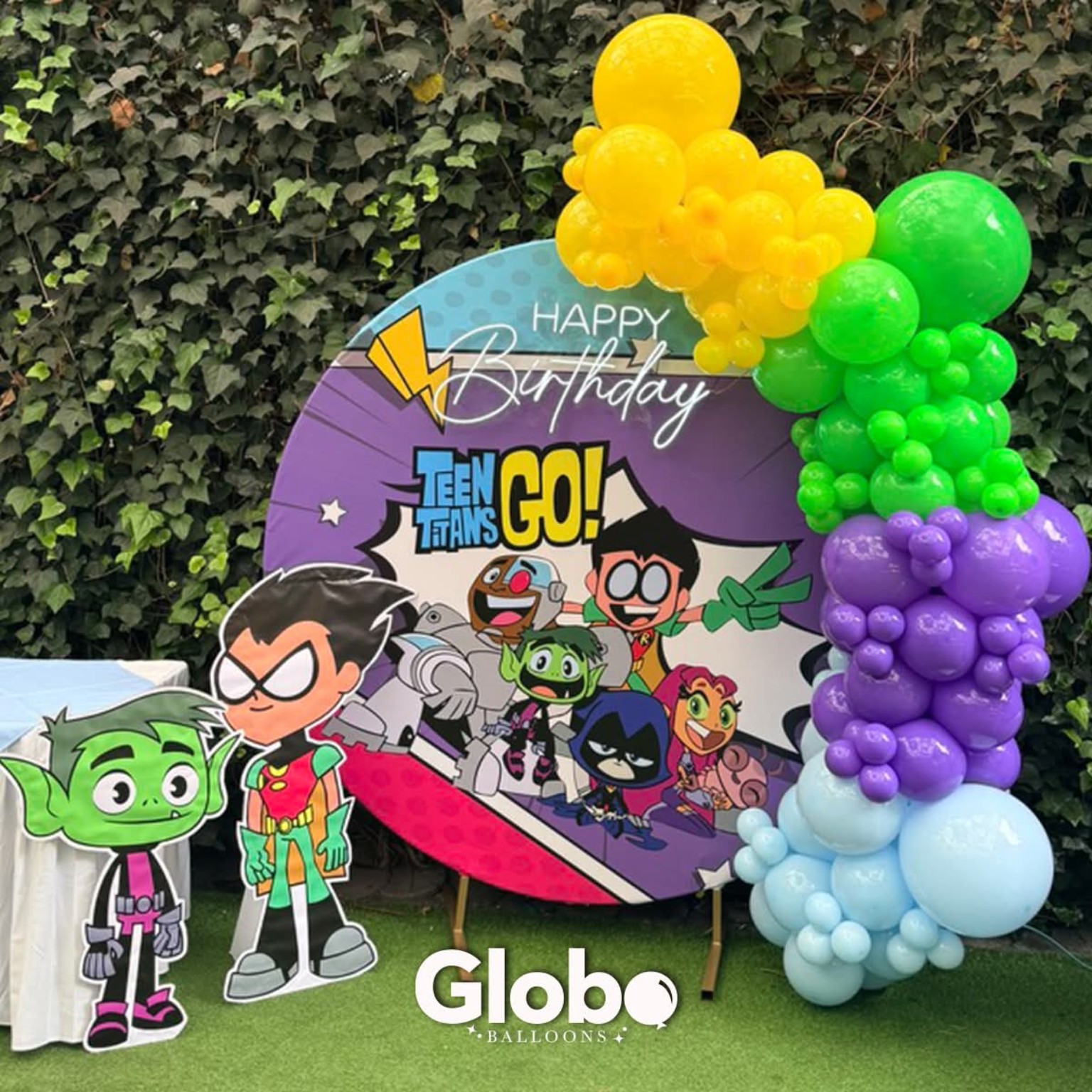 Celebración de superhéroes — Globo Balloons