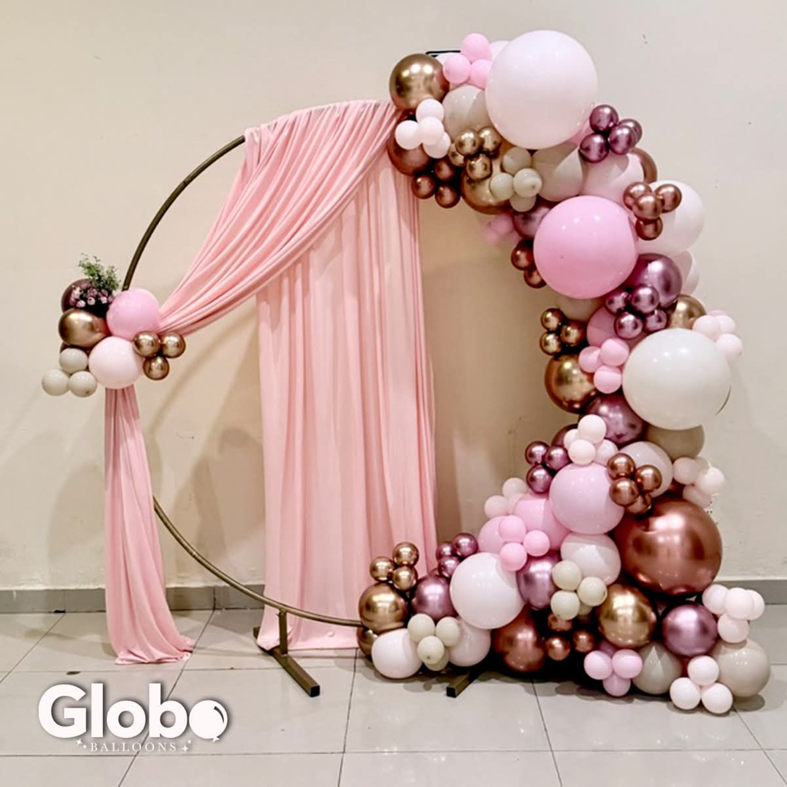 Celebración en rosa — Globo Balloons
